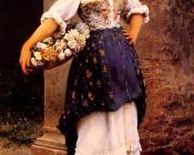 尤金德布拉斯 - Venetian flower seller